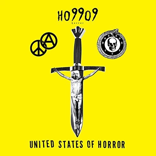 the album cover for HO99O9 - United States Of Horror [Yellow 2LP]
