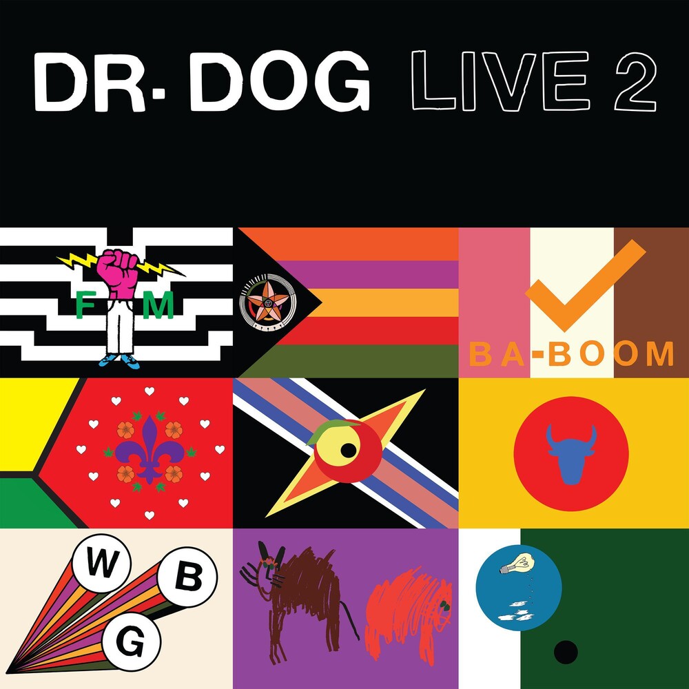the album cover for Dr. Dog - Live 2  [RSD 2019]
