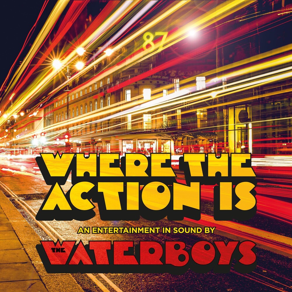 the album cover for The Waterboys - Where The Action Is [LP]