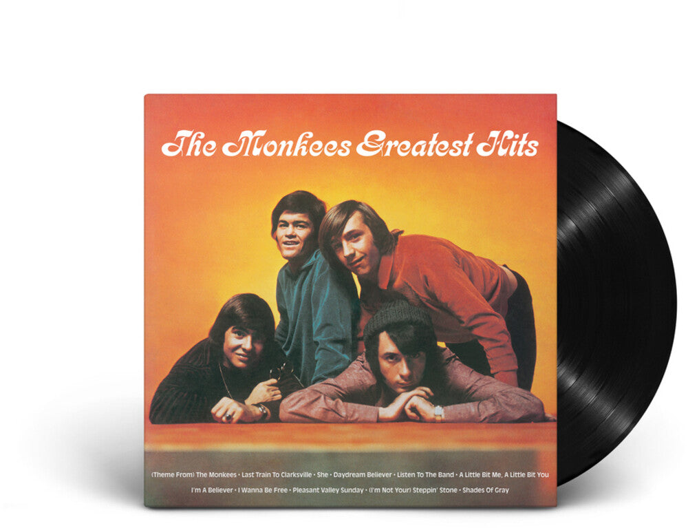 the album cover for The Monkees - The Monkees Greatest Hits [LP]