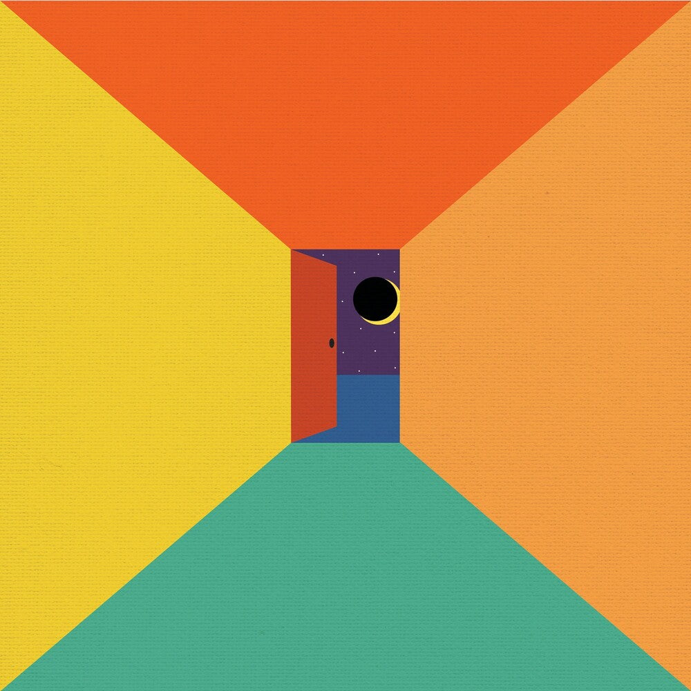 the album cover for Ceremony - In the Spirit World Now [Indie Exclusive Limited Edition Neon Yellow w/ Heavy Double Mint Green and Blood Red Splatter LP]