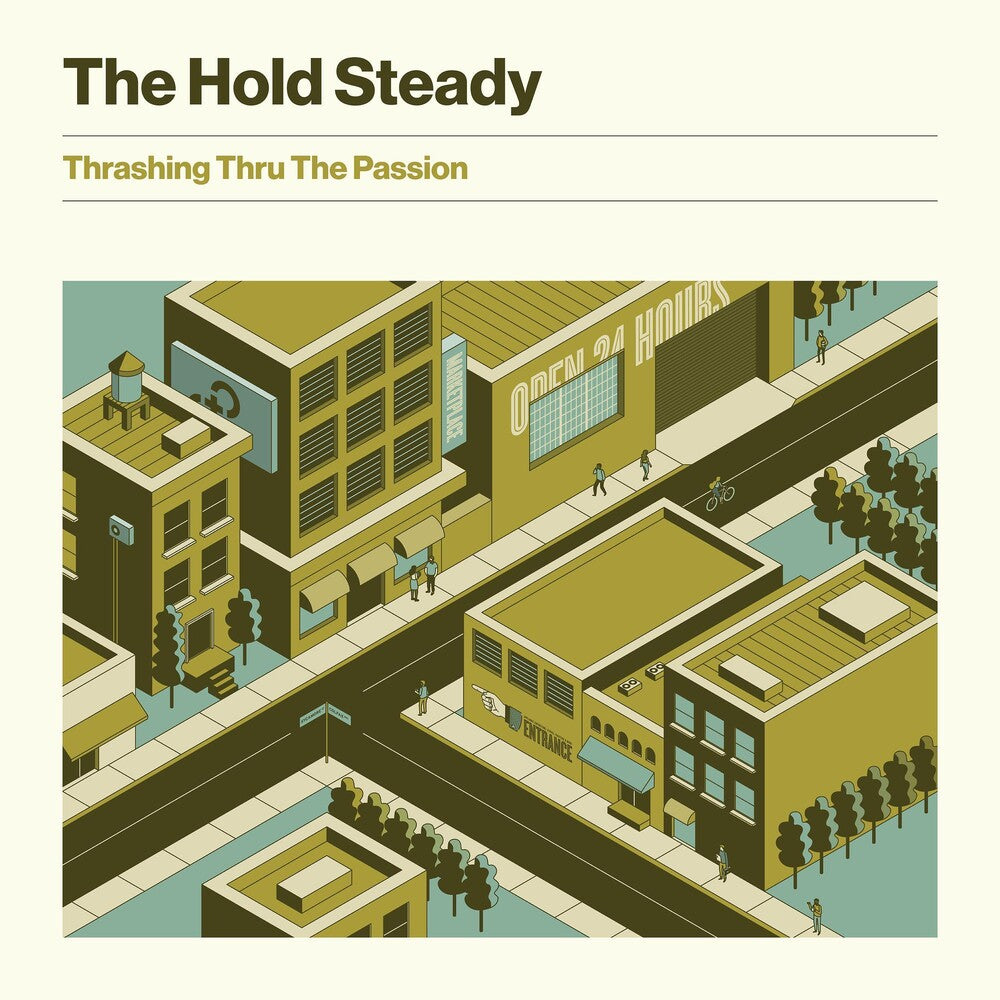 the album cover for The Hold Steady - Thrashing Thru The Passion [LP]