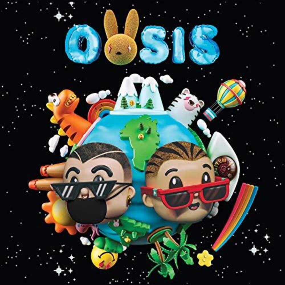 the album cover for J Balvin / Bad Bunny - Oasis [Limited Edition]