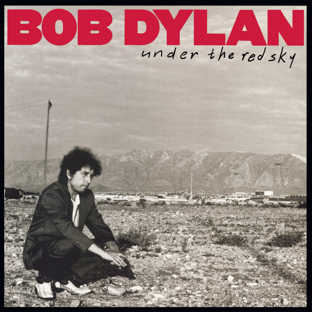the album cover for Bob Dylan - Under The Red Sky [LP]