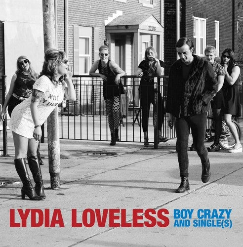 the album cover for Lydia Loveless - Boy Crazy & Single(S) EP [Limited Edition Yellow Vinyl]