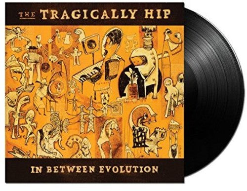 the album cover for The Tragically Hip - In Between Evolution