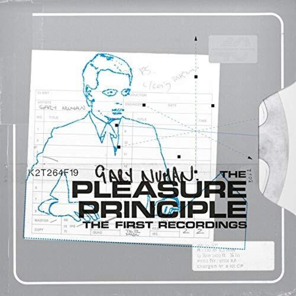 the album cover for Gary Numan - Pleasure Principle - The First Recordings [Colored Vinyl]