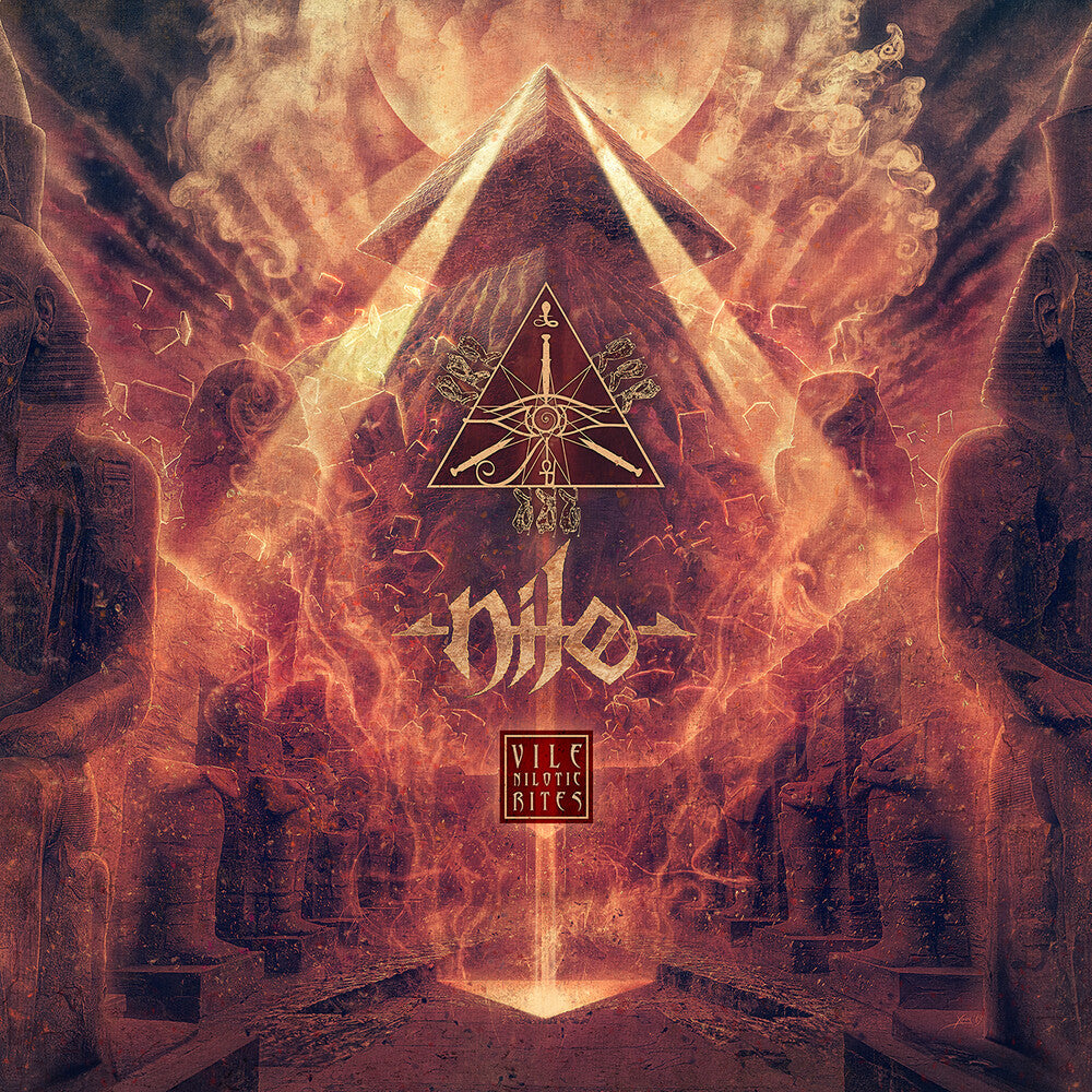 the album cover for Nile - Vile Nilotic Rites [Limited Edition Red 2LP]