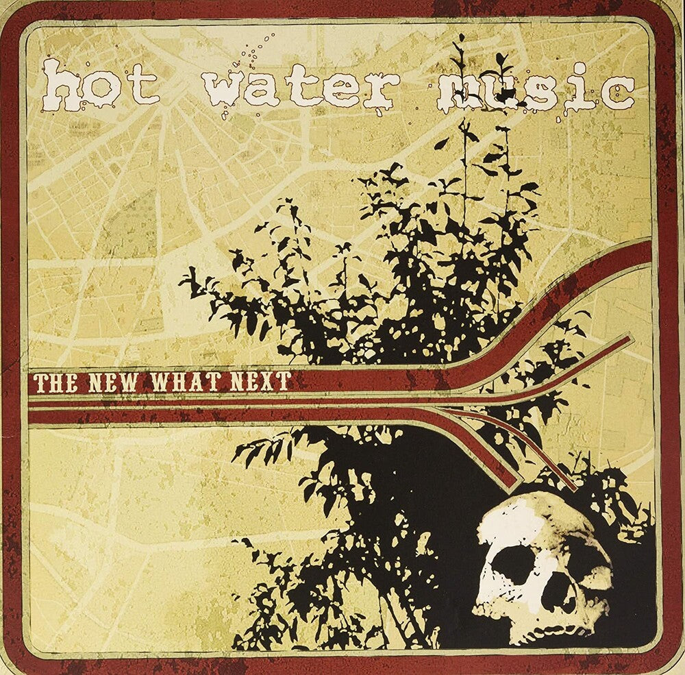 the album cover for Hot Water Music - New What Next (Blue) [Clear Vinyl]