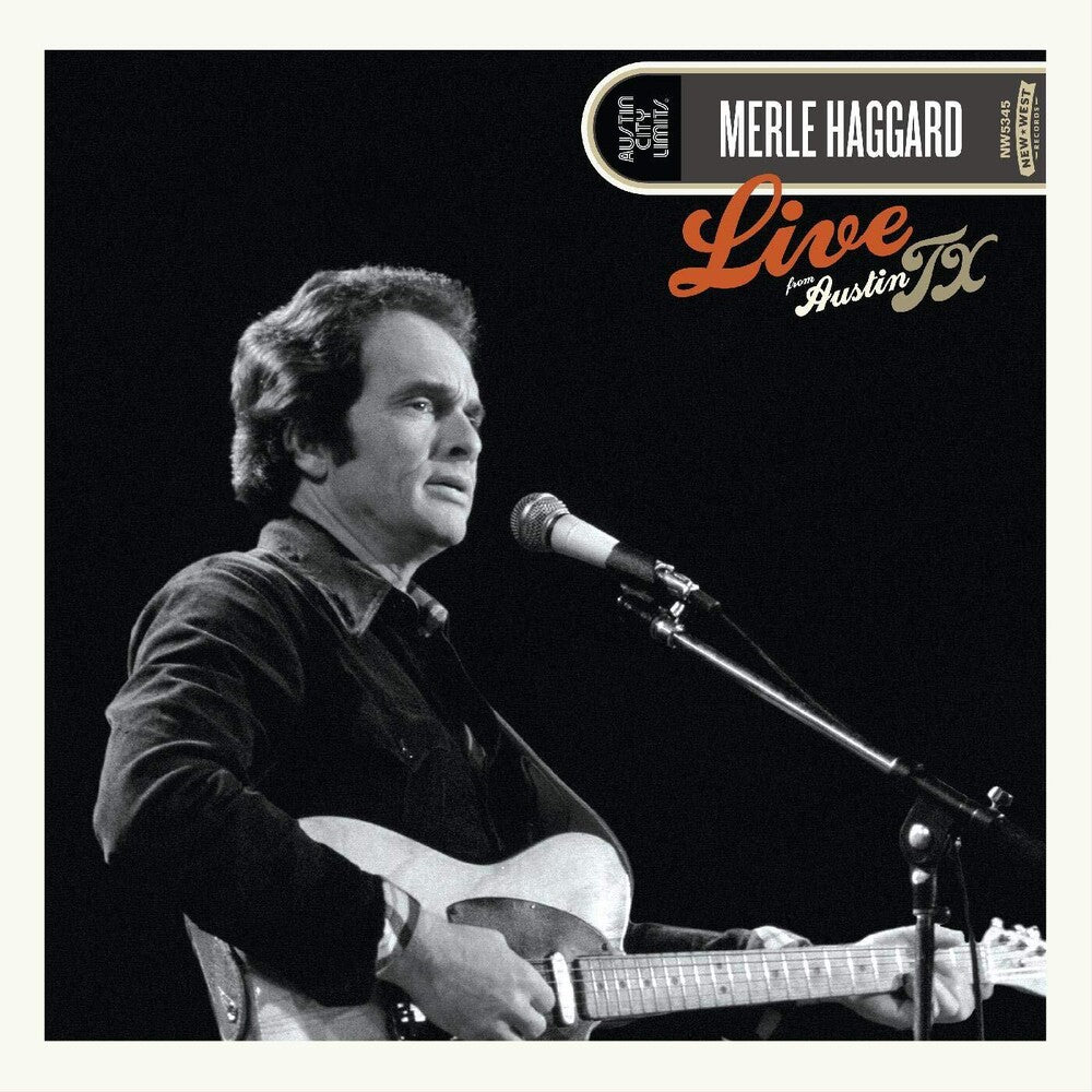 the album cover for Merle Haggard - Live From Austin, TX '78 [LP]