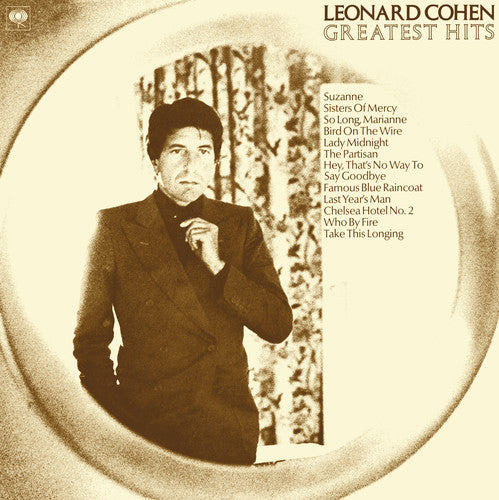 the album cover for Leonard Cohen - Greatest Hits [LP]