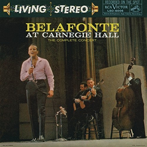 the album cover for Harry Belafonte - Belafonte At Carnegie Hall [180 Gram]