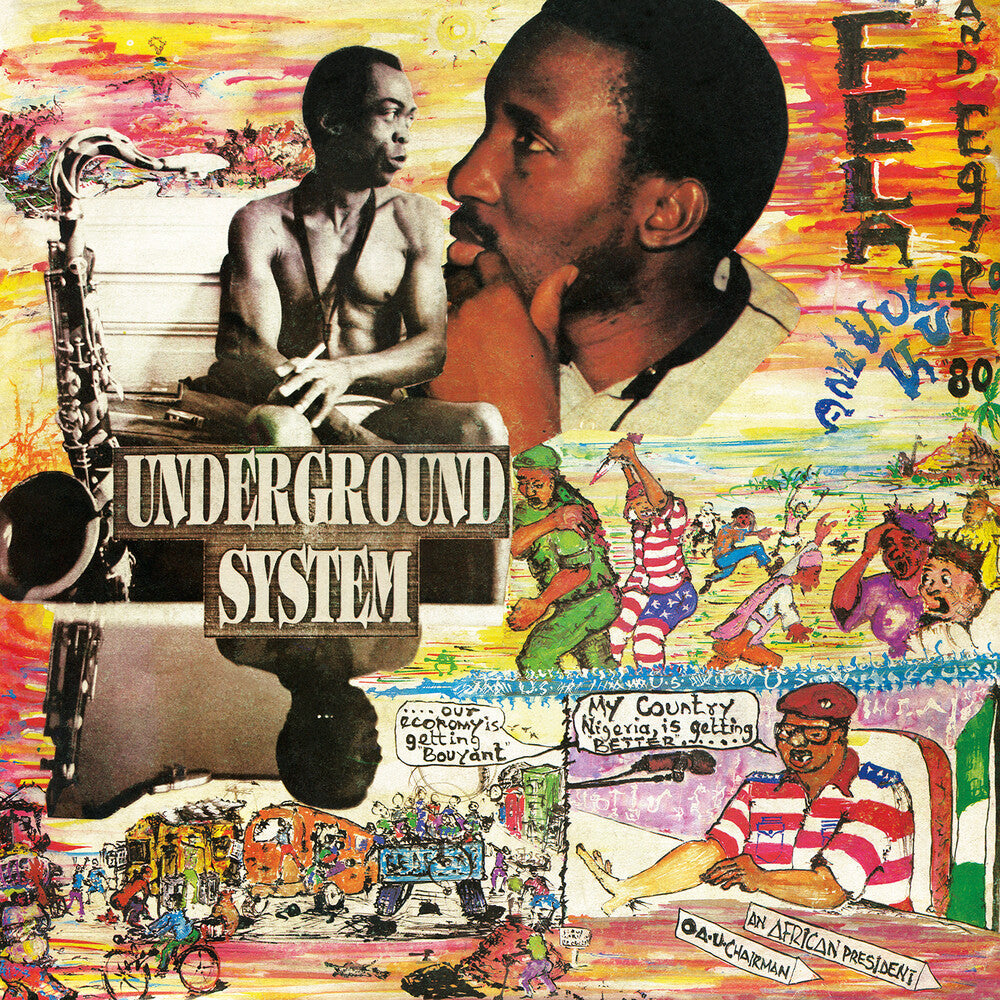 the album cover for Fela Kuti - Underground System