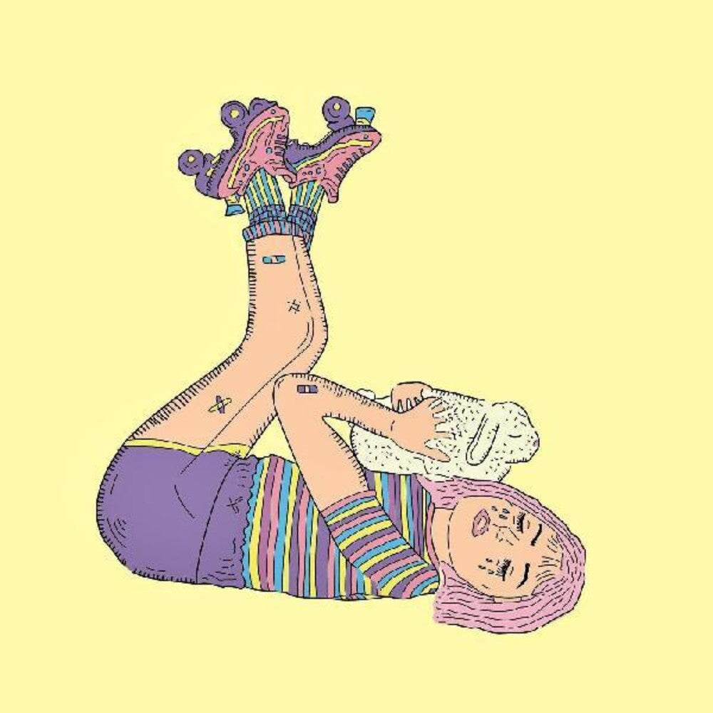 the album cover for Beach Bunny - Honeymoon [Color LP]
