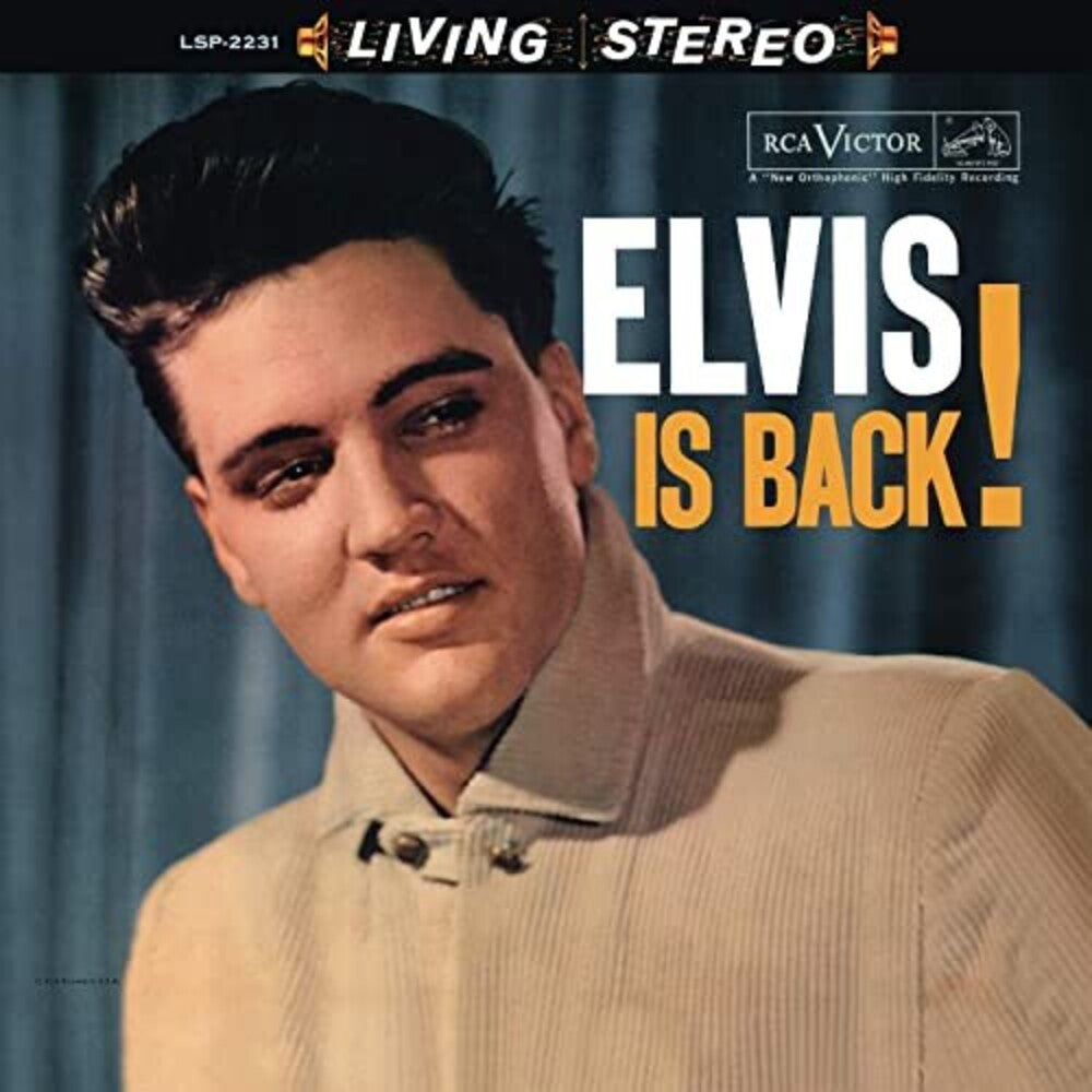 the album cover for Elvis Presley - Elvis Is Back!