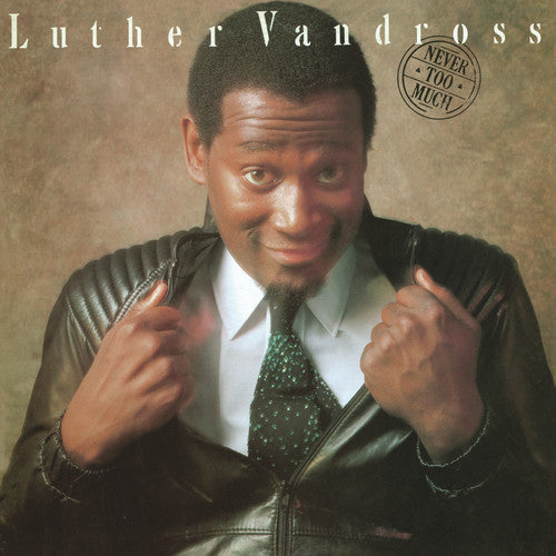 the album cover for Luther Vandross - Never Too Much [LP]