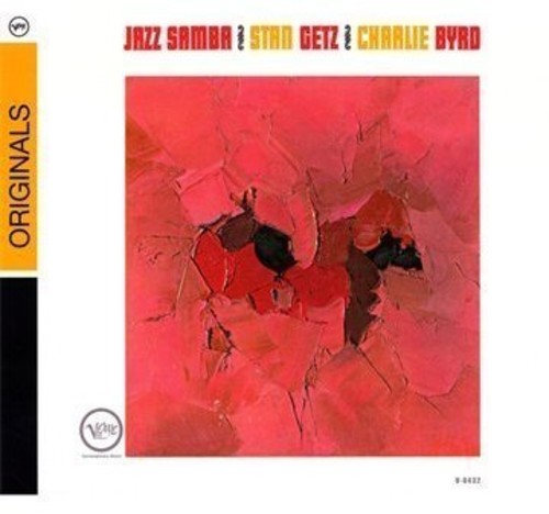 the album cover for Stan Getz & Charlie Byrd - Jazz Samba (Blue) (Bonus Track) [Colored Vinyl] [Limited Edition] [180 Gram]