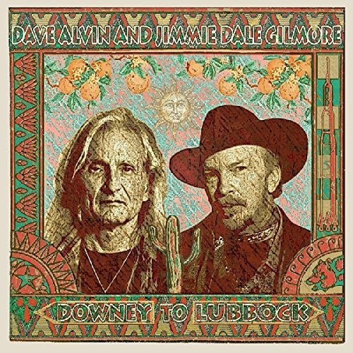 the album cover for Dave Alvin - Downey to Lubbock [LP]