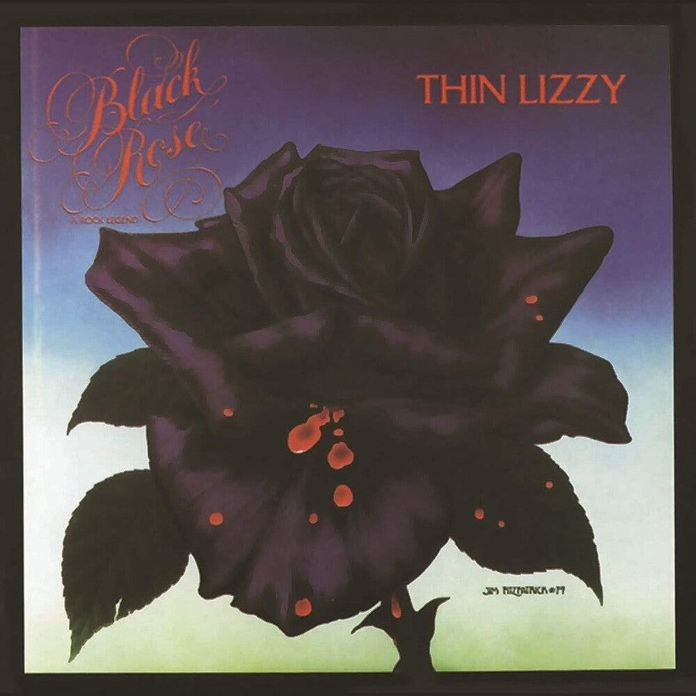 the album cover for Thin Lizzy - Black Rose: A Rock Legend