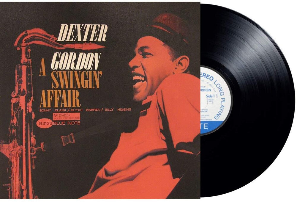 the album cover for Dexter Gordon - A Swingin' Affair
