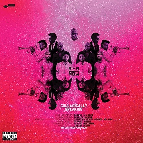 the album cover for R+R=Now - Collagically Speaking [2LP]