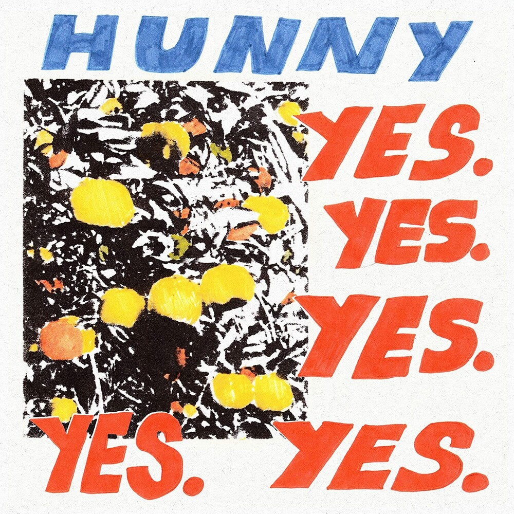 the album cover for Hunny - Yes. Yes. Yes. Yes. Yes. (Blk)