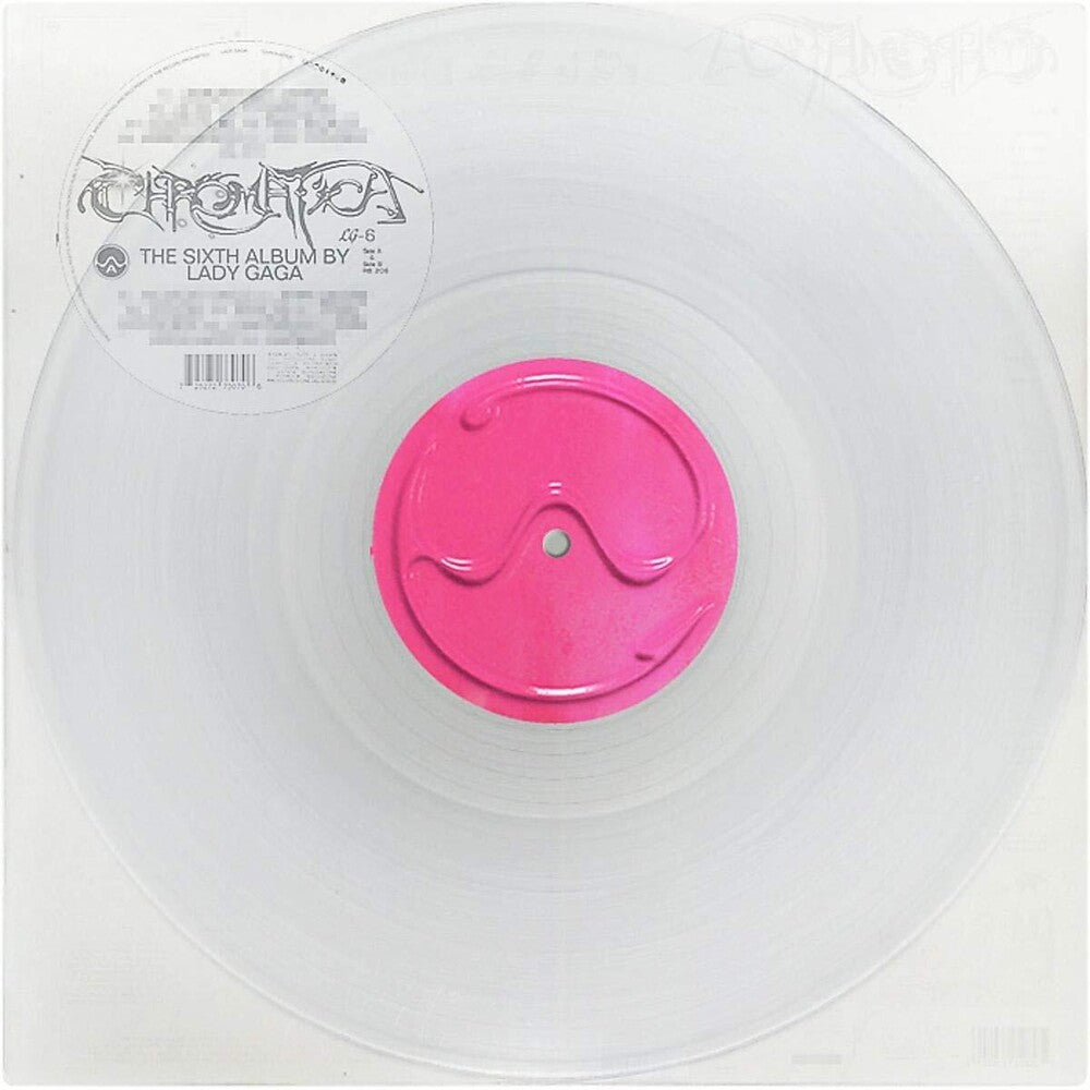 the album cover for Lady Gaga - Chromatica [Milky Clear LP]