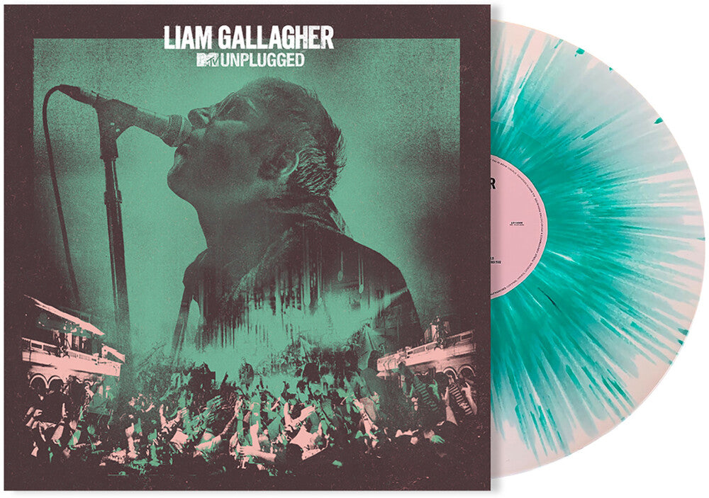 the album cover for Liam Gallagher - MTV Unplugged (Live At Hull City Hall) [Indie Exclusive Limited Edition Splatter LP]