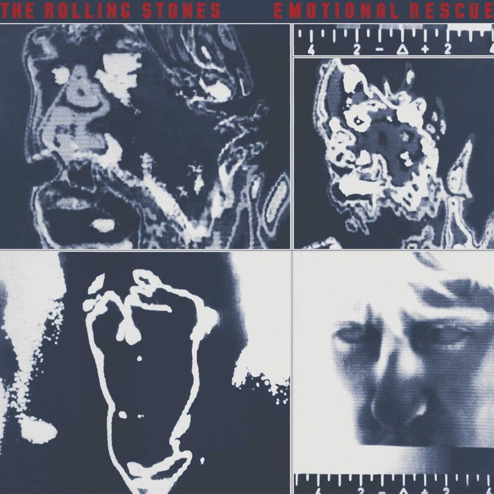 the album cover for The Rolling Stones - Emotional Rescue: Remastered [LP]