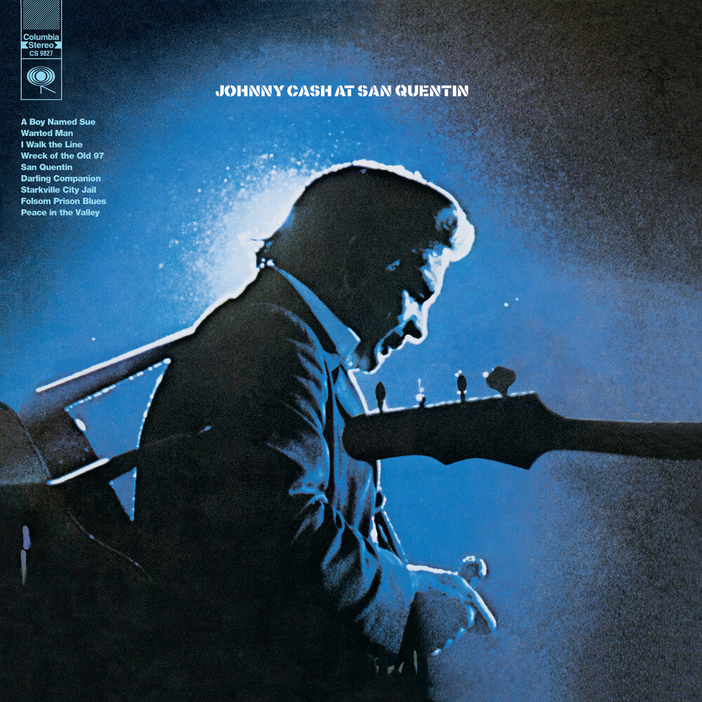 the album cover for Johnny Cash - At San Quentin [LP]