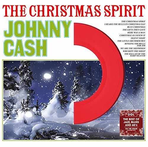 the album cover for Johnny Cash - Christmas Spirit [Colored Vinyl] (Uk)