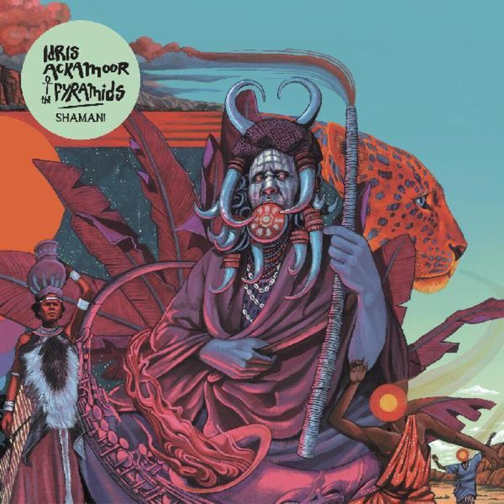 the album cover for Idris Ackamoor & The Pyramids - Shaman