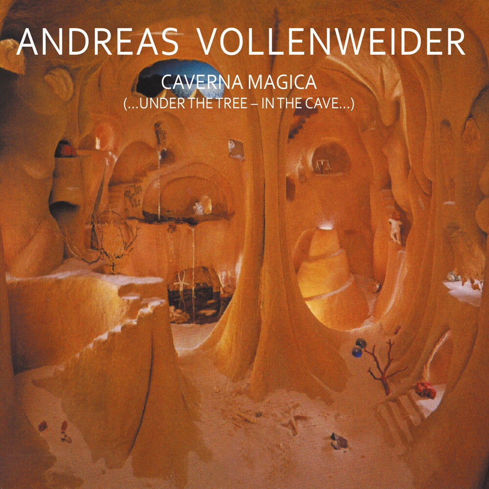 the album cover for Andreas Vollenweides - Caverna Magica (under The Tree - In The Cave)