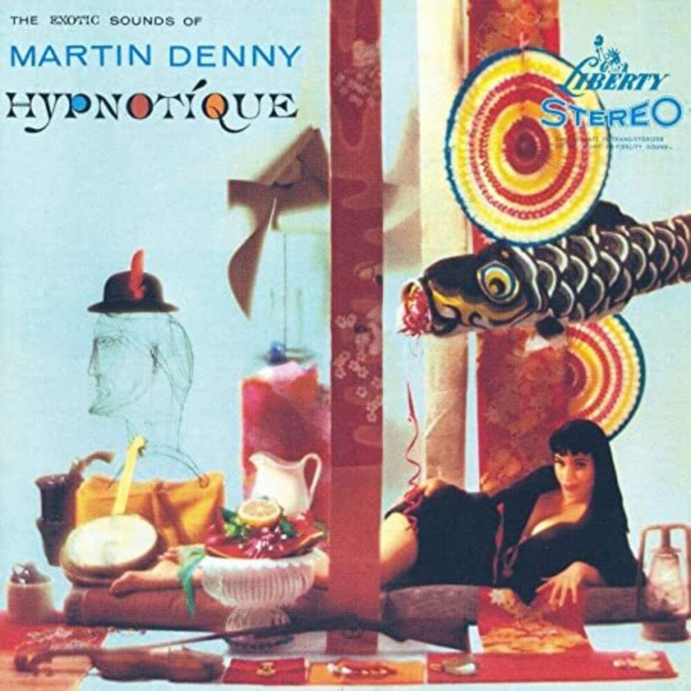 the album cover for Martin Denny - Hypnotique [Black Vinyl]
