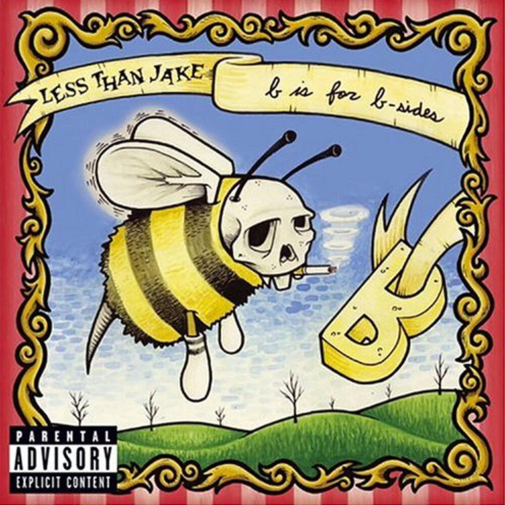 the album cover for Less Than Jake - B Is For B-Sides [Clear Blue LP]