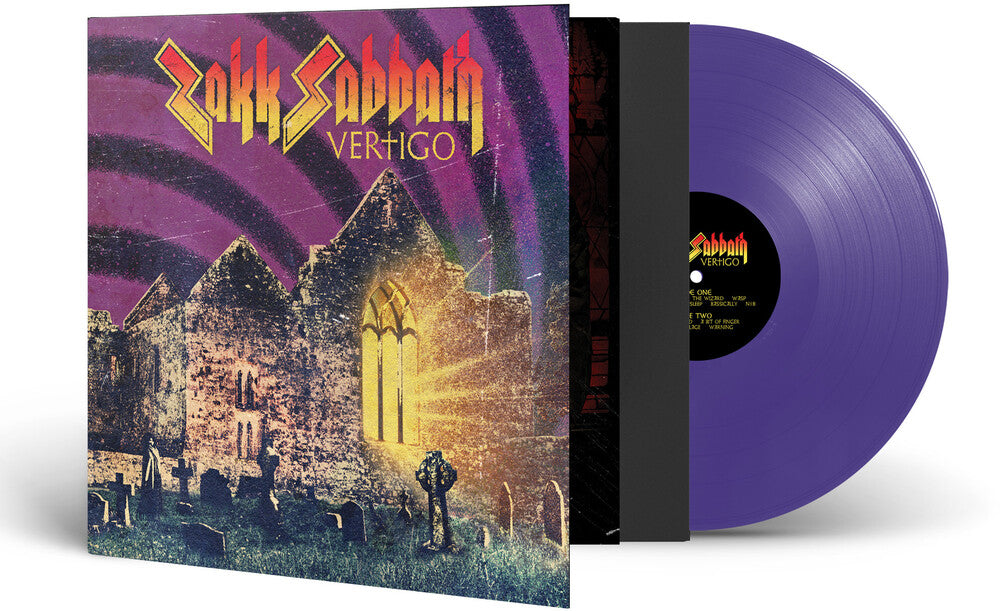 the album cover for Zakk Sabbath - Vertigo [Limited Edition Purple LP]