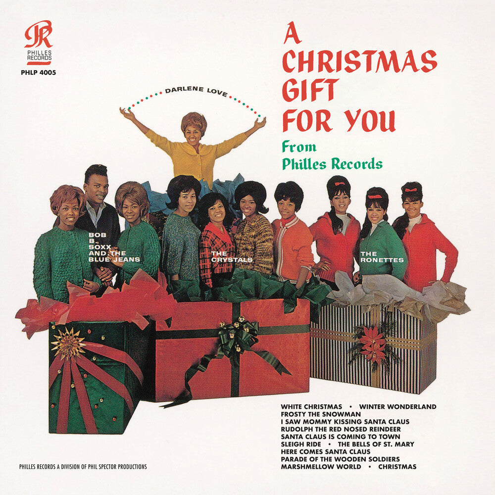 the album cover for Various Artists - A Christmas Gift For You From Phil Spector [LP]