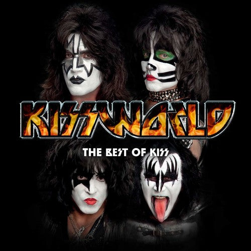 the album cover for Kiss - KISSWORLD - The Best Of KISS [2LP]