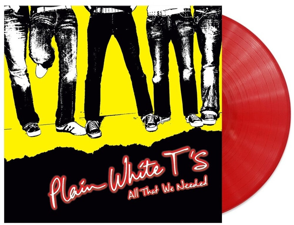the album cover for Plain White T's - All That We Needed [Opaque Red LP]
