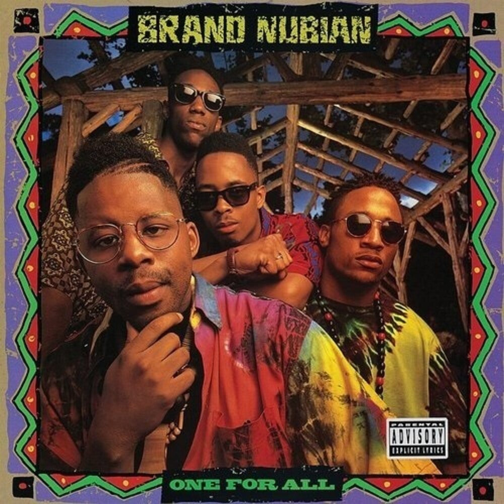 the album cover for Brand Nubian - One For All (30th Anniversary) [Indie Exclusive] [Colored Vinyl] (Ofgv)