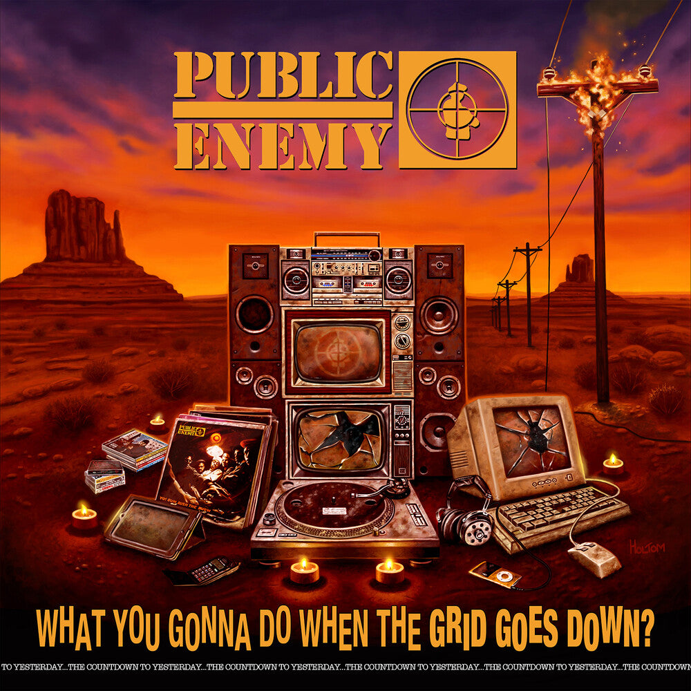 the album cover for Public Enemy - What You Gonna Do When The Grid Goes Down? [LP]