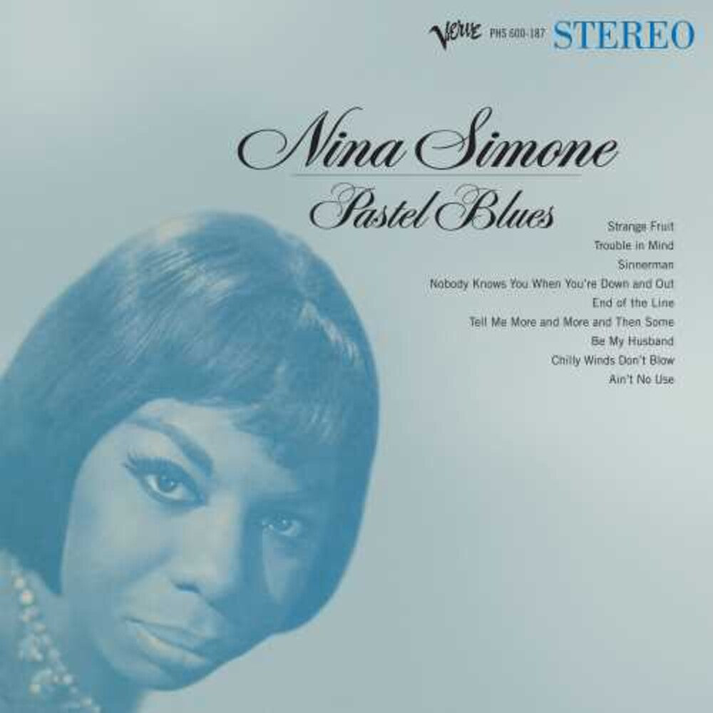 the album cover for Nina Simone - Pastel Blues [Verve Acoustic Sounds Series LP]