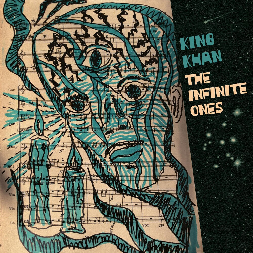 the album cover for King Khan - The Infinite Ones