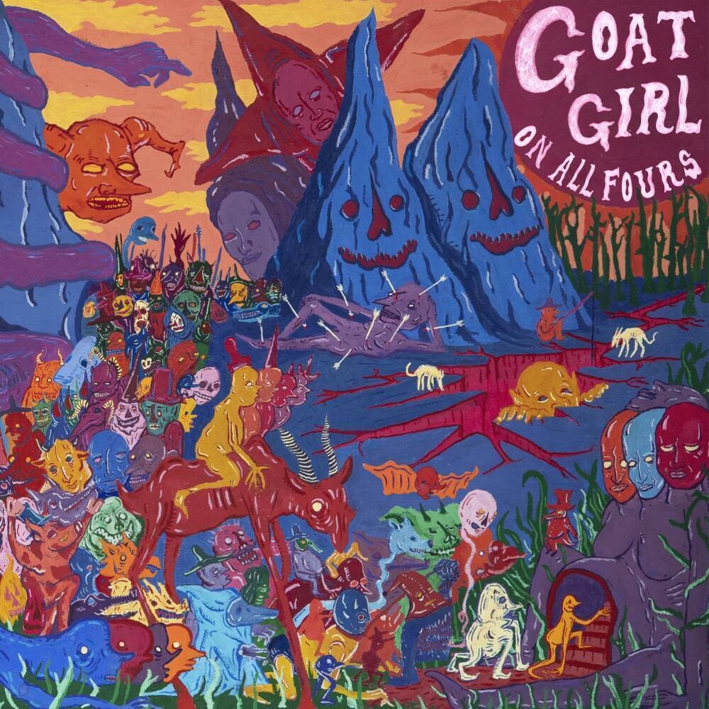 the album cover for Goat Girl - On All Fours [LP]