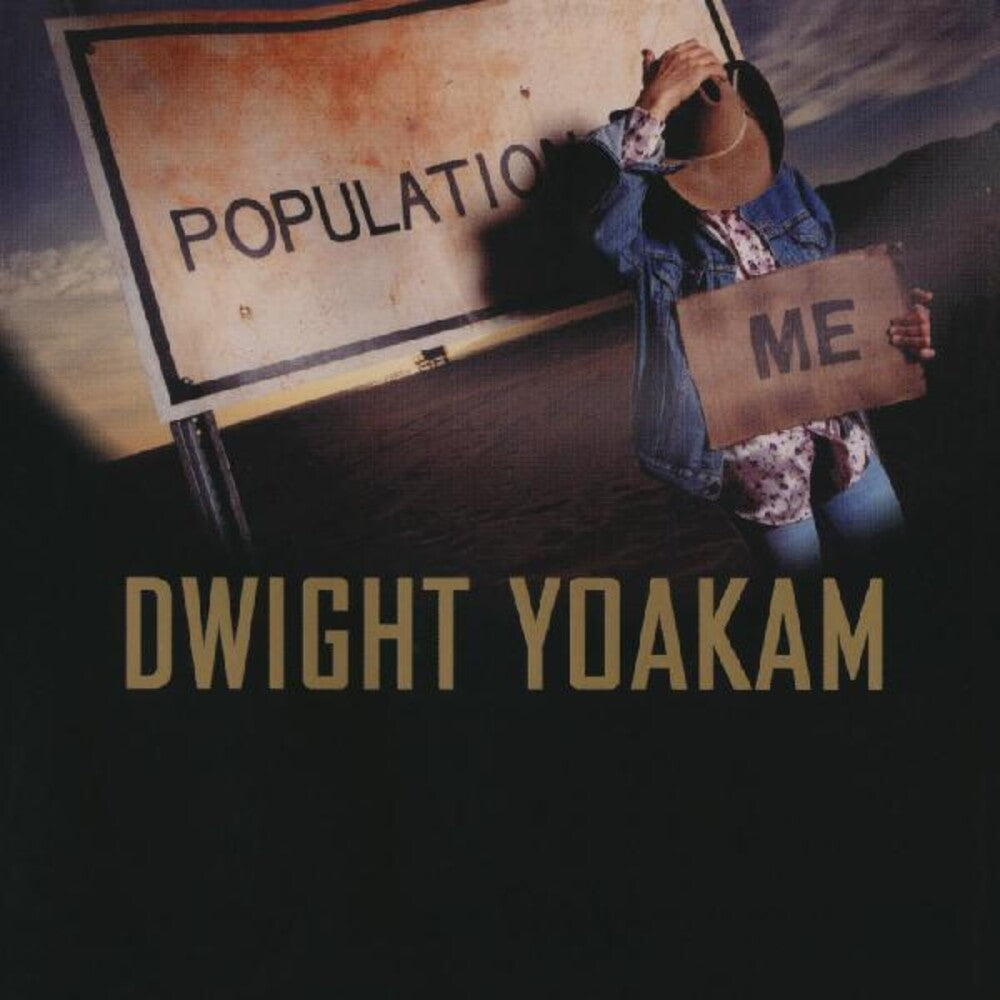the album cover for Dwight Yoakam - Population: Me [Limited Edition Blue LP]