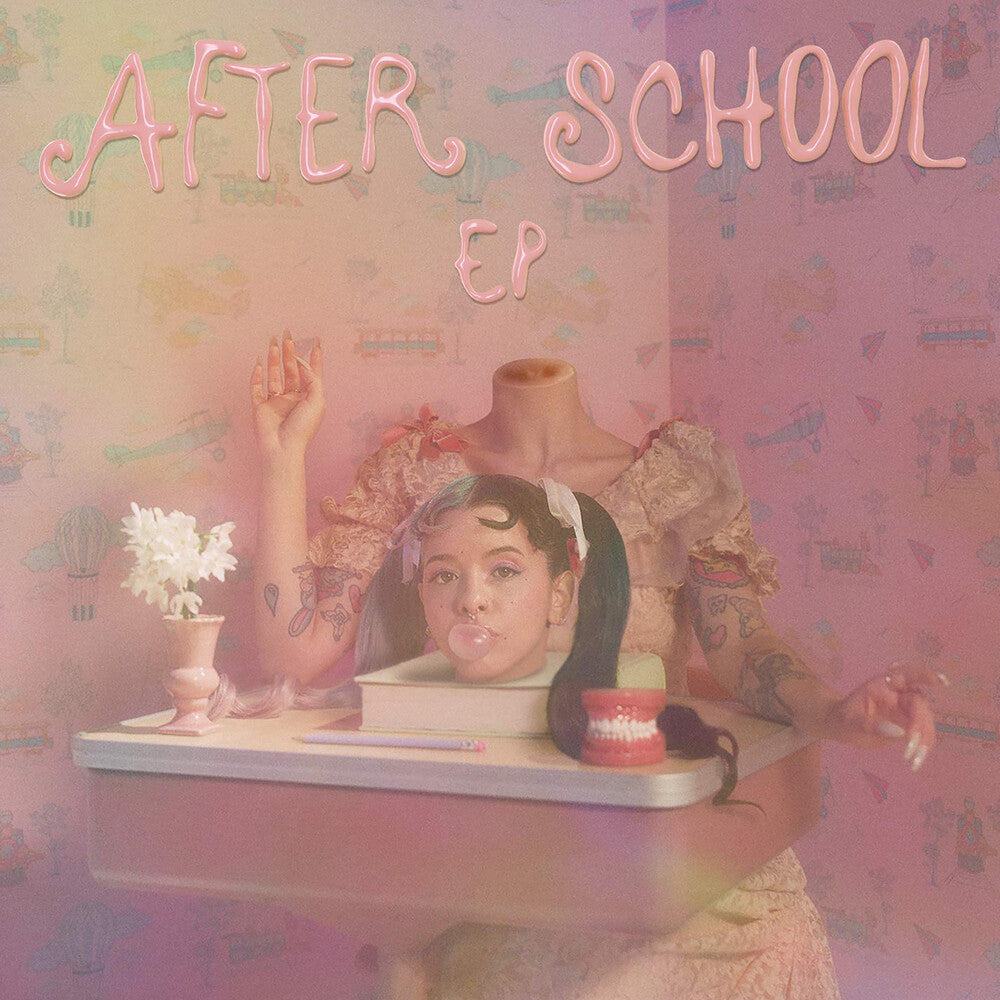 the album cover for Melanie Martinez - After School (Blue) [Colored Vinyl] (Ep)