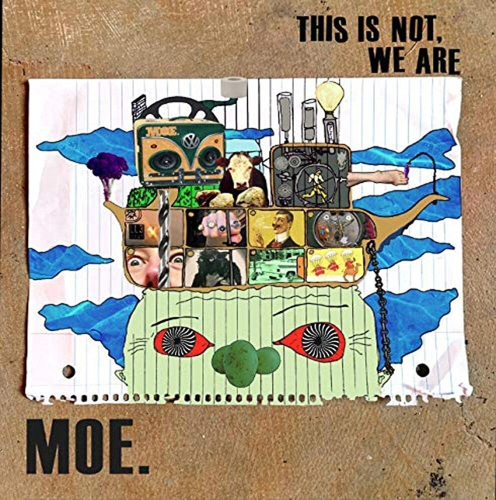 the album cover for Moe - This Is Not, We Are [Blue Galaxy LP]