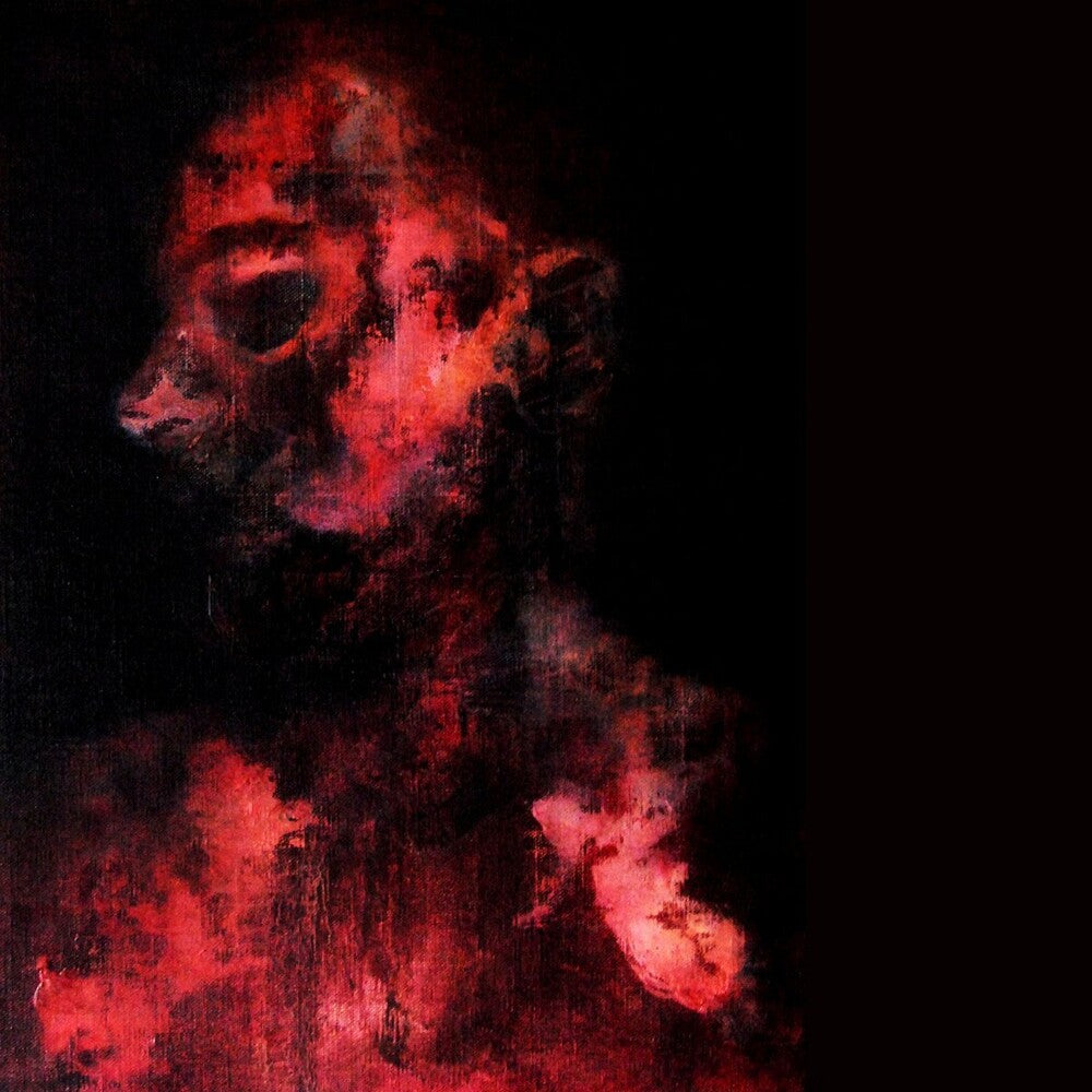 the album cover for Horsehunter - Caged in Flesh (Grimace Purple Olive Green & Classic Black Tri Color)