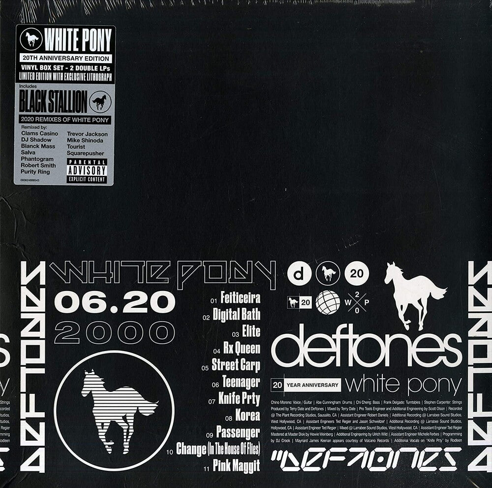 the album cover for Deftones - White Pony: 20th Anniversary [Indie Exclusive Limited Edition Super Deluxe]