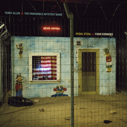 the album cover for Terry Allen  & The Panhandle Mystery Band - Pedal Steal + Four Corners (Gate) (Wlp) [Download Included]